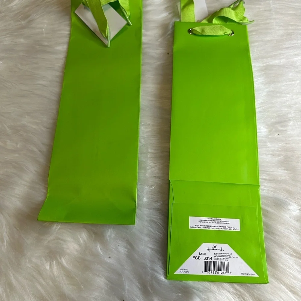 🩵5/$8 Bright Green Gift Bags